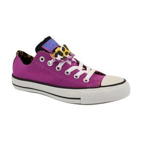 Converse Chuck Taylor All Star Purple Dbl Tongue 7